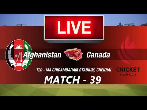 🛑LIVE- AFGHANISTAN vs CANADA🛑T20 WORLD CUP 2026🛑AFG vs CAN🛑CRICKET 26 GAMEPLAY🛑LIVE MATCH STREAMING🏏