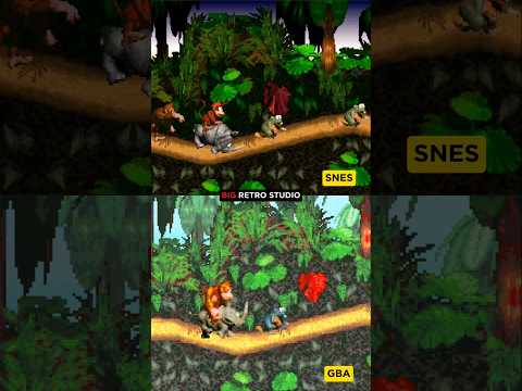 Donkey Kong Country - SNES vs GBA