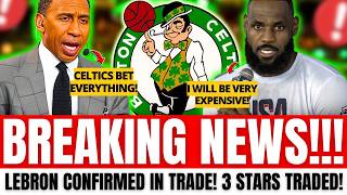 BOMB! LEBRON CONFIRMED IN SHOCKING BOSTON CELTICS TRADE?! | 3 NBA SUPERSTAR TRADES?! | JAYLEN BROWN
