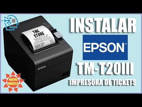 Como Instalar Impresora Epson T20III !! NUEVO MODELO ¡¡ Impresora Tickets Punto de Venta C31CH51001