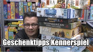 Weihnachten - Geschenktipps für Kennerspieler - Kennerspiele bzw. gehobene Familienspiele