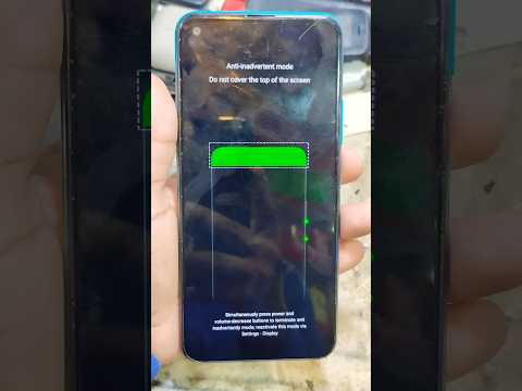 infinix Hot 9 Anti-inadvertent mode sensor off setting #short #sensor #problem