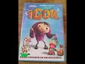 Opening To Igor Mexican DVD 2009