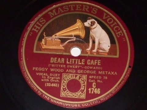 Cover Versions Of Dear Little Cafe By Peggy Wood George Metaxa Secondhandsongs