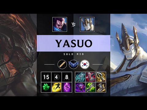 Yasuo Mid vs Galio: Godlike - KR Diamond Patch 14.24
