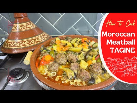 MOROCCAN Meatballs Tagine | Easy Moroccan Kefta Tagine recipe