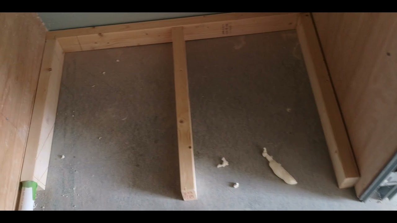 Fitting a stone resin shower tray