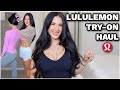 LULULEMON TRY ON HAUL Gym Outfit Ideas Fitness Wardrobe Must Haves Best Discovered Sale Items
