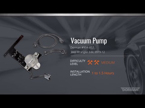 How to Relocate a Jeep Wrangler Vacuum Pump with Dorman's Convenient New Kit