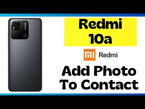 how to add photo to contacts in redmi 10a