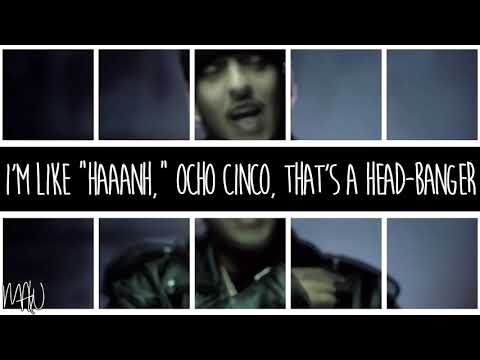 French Montana Ft. MGK, Red Cafe, Puff Daddy, & King Los - Ocho Cinco (With Lyrics)