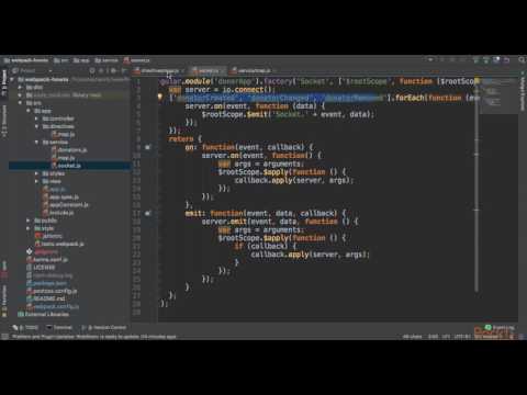 Building Applications with Mean Stack Setting Up Socket IO | packtpub com