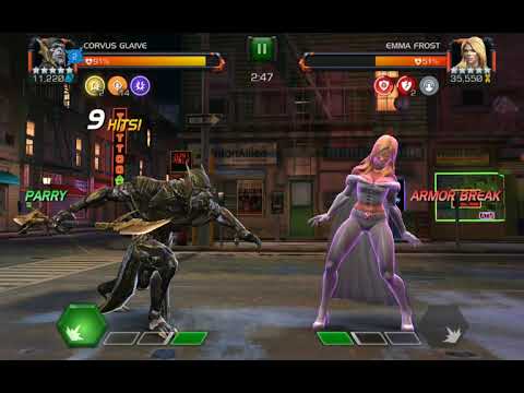 Corvus Vs Emma Frost With All or Nothing Map 5 Day 1