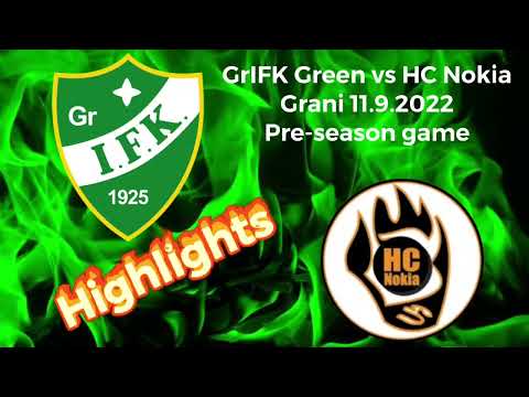 HIGHLIGHTS GrIFK Green vs HC Nokia (U14/2022)