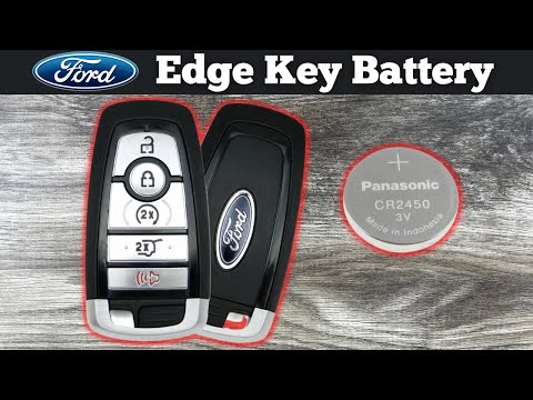 How To Replace A 2018 - 2024 Ford Edge Key Fob Battery - Change Replacement Edge Remote Batteries