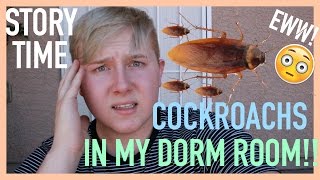 Story Time [LIVE FOOTAGE] COCKROACHES IN MY DORM ROOM.. || MasonZinszer