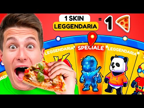 EVERY SPECIAL SKIN I FIND I EAT A PIZZA ON STUMBLE GUYS!🍕