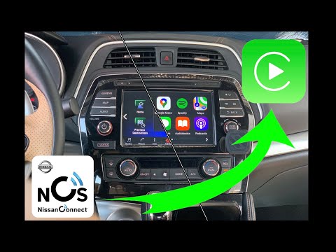 تركيب نظام CarPlay في Nissan Maxima 2018