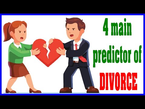 4 Main Predictor Of Divorce By John Gottman | Animated Book Summary