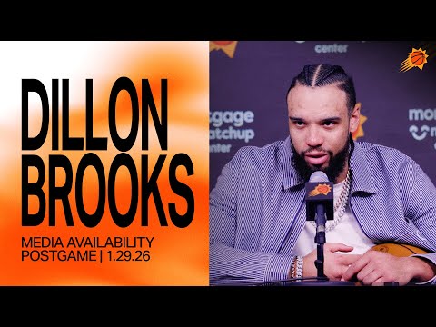 Dillon Brooks Postgame Media Availability | Phoenix Suns vs Detroit Pistons 1-29-26