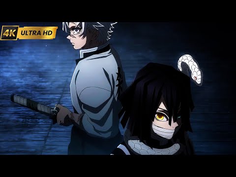 Sanemi and Obanai in Action | Demon Slayer Season 4 | Ep 1 | Hashira Training Arc [4K]