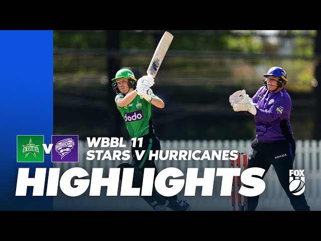 Melbourne Stars vs Hobart Hurricanes | WBBL11 | Full Match Highlights I Fox Cricket