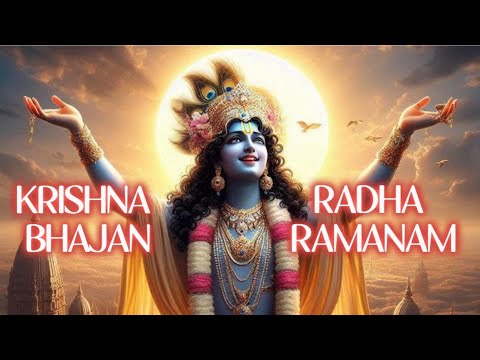 Radha Ramanam Hare Hare | Nonstop Krishna Bhajan | Relaxing Video | Immerse in Devotion