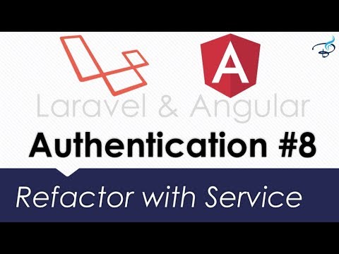 Laravel Angular Authentication with JWT | Refactor with Service 8