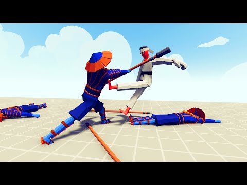 KICKBOXER VS 5x UNITS -TOTALLY ACCURATE BATTLE SIMULATOR TABS GAMEPLAY