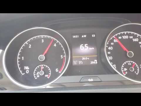 VW Golf 7 VII 1.6 TDI DSG Acceleration 0-100