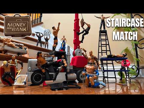 WWE Money In The Bank Action Figure Staircase Match