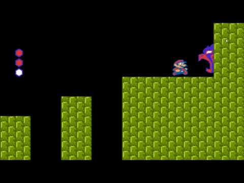 World 2-1 Super Mario Bros 2 Mario Madness NES Pink Birdetta Birdo Battle 3 Boss Battle 4