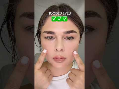 HOODED EYES MAKEUP ✅❌ eyeliner ✨💕 #trending #beautytiips #eyemakeup #fypシ #hoodedeyes