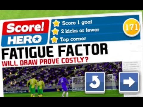 Score Hero Level 171 (3 Stars) Walkthrough - Norwich vs Chelsea FC