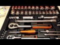 Bahco Galvučių, priedų ir raktų rinkinys 1/2" ir 1/4" 94 vnt
