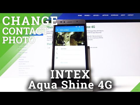 How to Add Photo to Contact in INTEX Aqua Shine 4G – Create Contact Picture