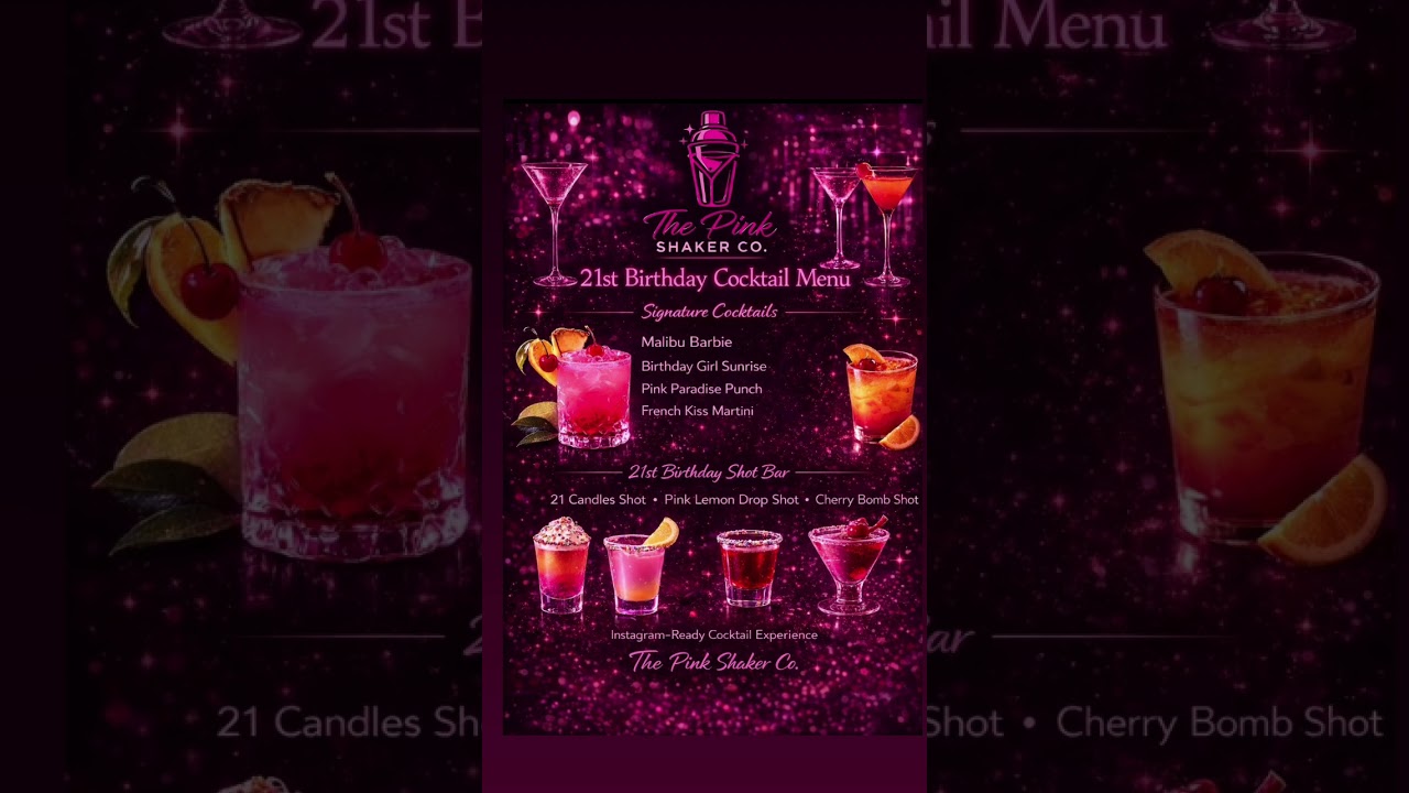 Promotional video thumbnail 1 for The Pink Shaker Co.LLC