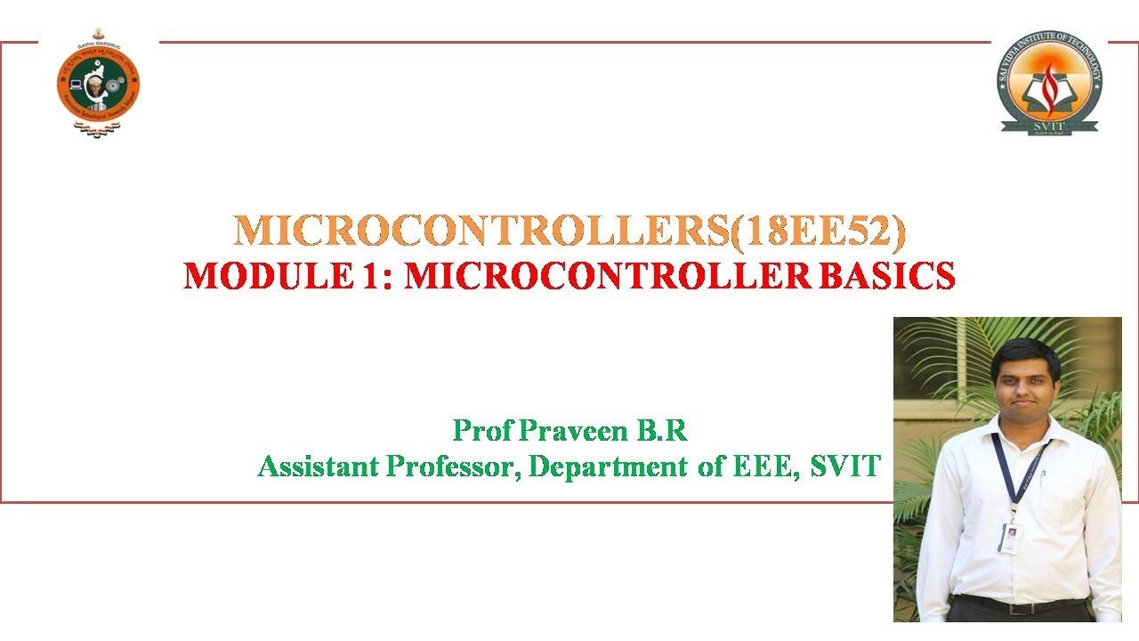 Module 1 : 8051 Microcontroller Basics