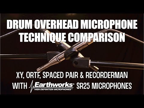 Drum Overhead Microphone Technique Comparison