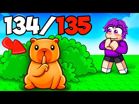 Finding EVERY CAPYBARA in Roblox Find the Capybara...