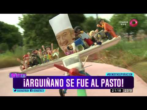 ¡Arguiñano se fue al pasto!