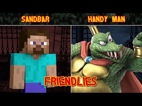 Friendlies: Sandbar (Steve) vs. Handy Man (King K. Rool) - Smash Ultimate