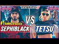 T8 🔥 Sephiblack (#1 Ranked Shaheen) vs Tetsu (Azucena) 🔥 Tekken 8 High Level Gameplay