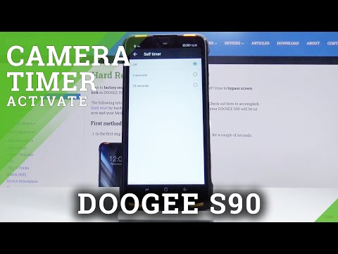 How to Use Camera Timer on Doogee S90 –  Enable Countdown