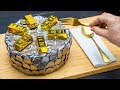 Money Cake With Gold Bars Most Expensive Dessert