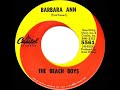 1966 HITS ARCHIVE: Barbara Ann - Beach Boys (a #1 record--mono)