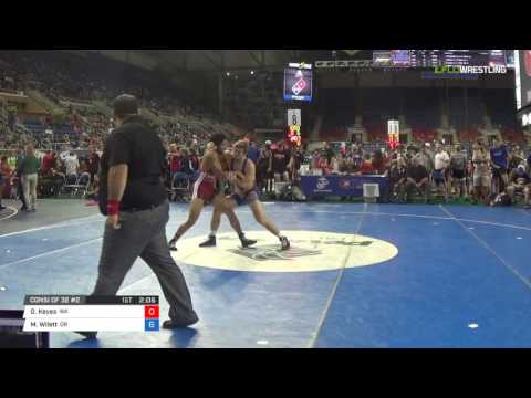 Junior GR 160 Consi of 32 #2 - Davonn Keyes (WA) vs. Mitch Wilett (OR)