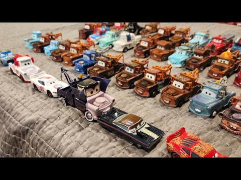 Lighting McQueen Chicks Hicks Ramone and Towmater special mini nd diecast show #lightingmcqueen