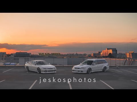 Subaru Legacy GTB & Nissan S14 at sundown | 4K