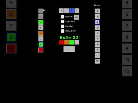 Table Math video thumbnail